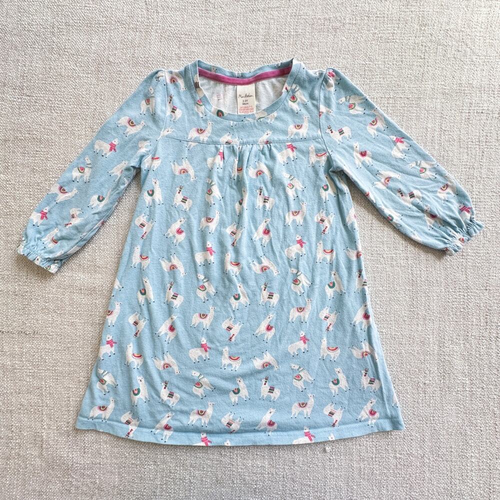 Mini Boden Llama Nightgown GUC 2/3